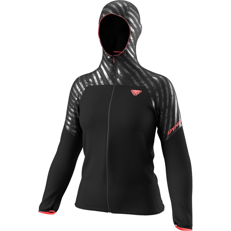 Dynafit Trail Reflective Wind 0911 black out dámska bežecká bunda Dynafit Trail Reflective Wind 0911 black out dámska bežecká bunda