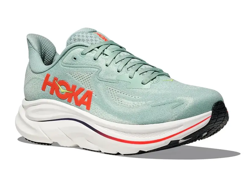 Hoka M Clifton 10 sage/neon flame