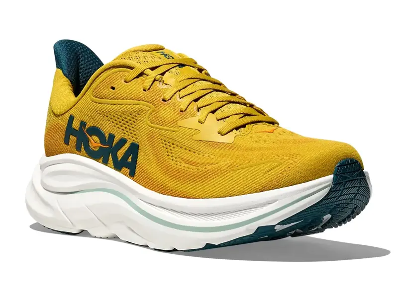HOKA M Clifton 10 Yellow Gold / Tidal Wave