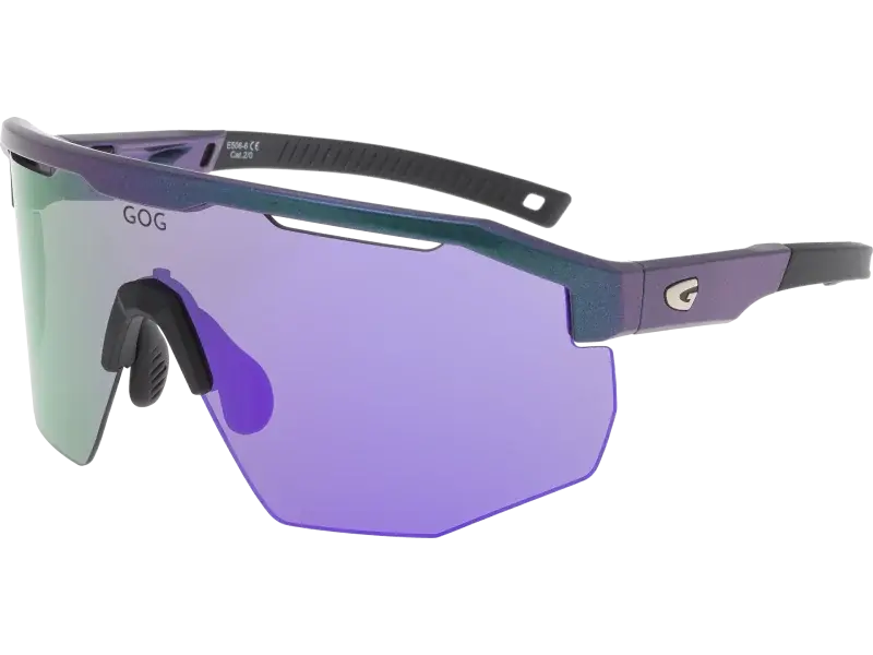 GOG Argo E506-6 metallic purple/green športové okuliare