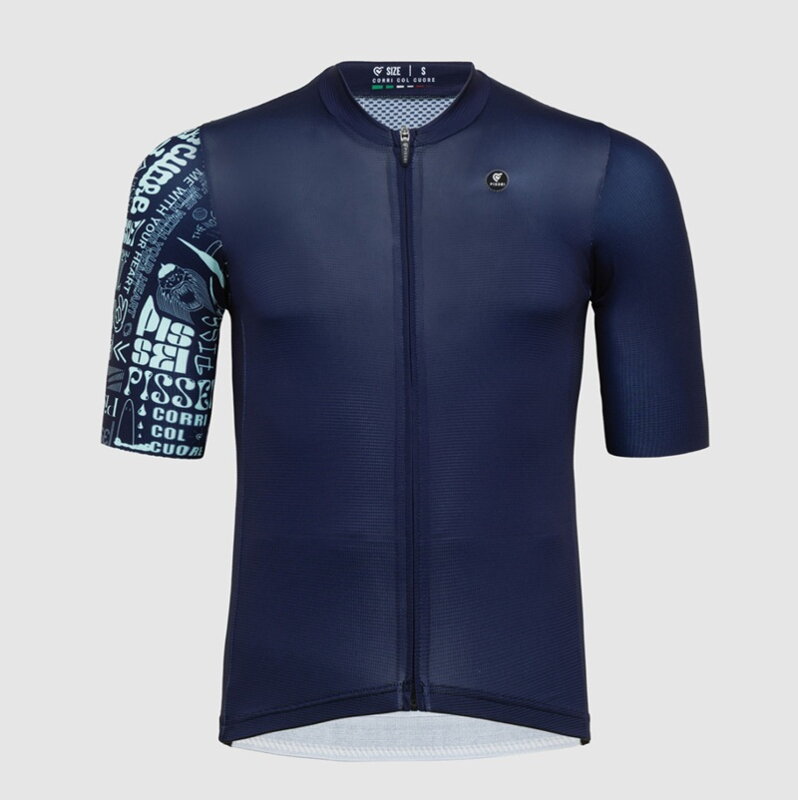 PISSEI PRIME cyklistický pánsky dres  BLUE LETTERING 