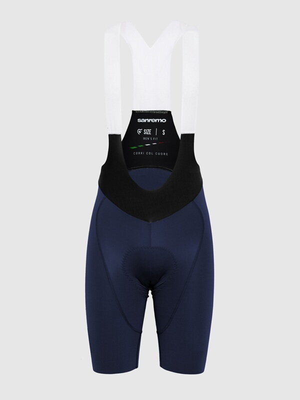 PISSEI SANREMO BIBSHORTS BLU NAVY pánske cyklistické nohavice