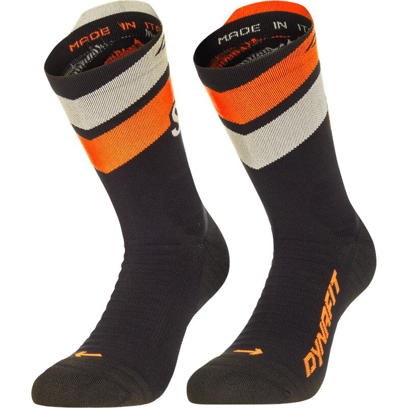 Ponožky Dynafit Ultra Crew 0911 black out ULTRA ORANGE 