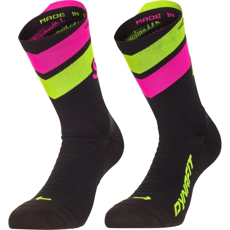 Ponožky Dynafit Ultra Crew 0913 black out ULTRA YELLOW