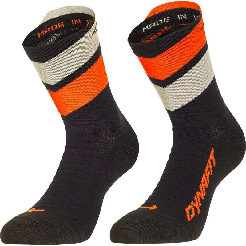 Ponožky Dynafit Ultra Mid 0911 black out ULTRA ORANGE