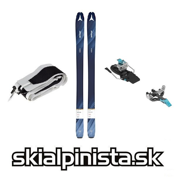 Skialpinistický set ATOMIC BACKLAND 85 W + ATK CREST 8 Light blue + PÁSY