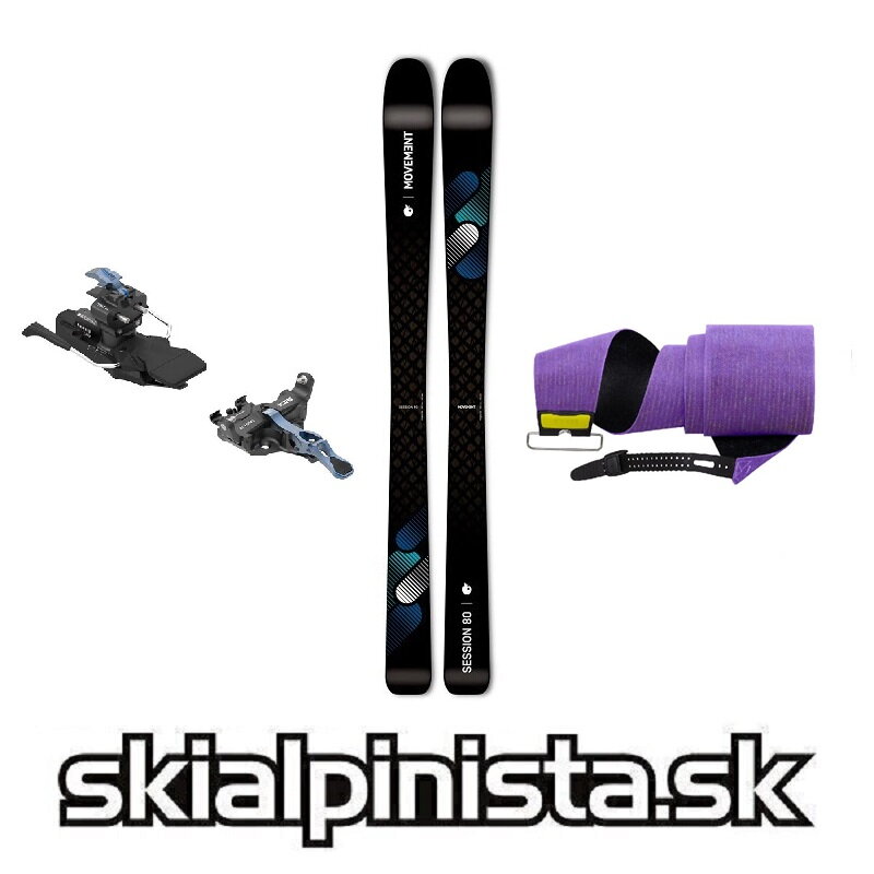 Skialpový set MOVEMENT SESSION 80 s viazaním ATK CREST 10 a pásmi KOHLA