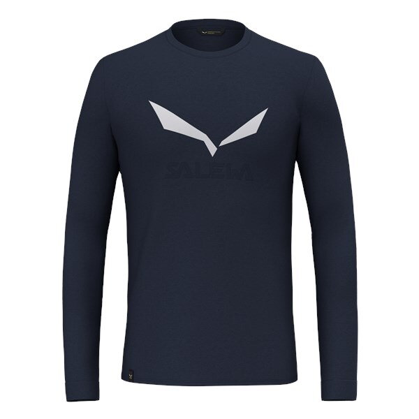Tričko Salewa SOLIDLOGO DRY 3966 navy blazer Tričko Salewa SOLIDLOGO DRY 3966 navy blazer