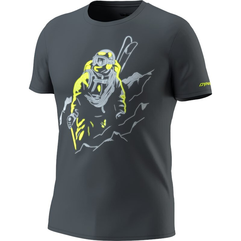 DYNAFIT Blacklight Cotton 0721 cinder pánske tričko DYNAFIT Blacklight Cotton 0721 cinder pánske tričko