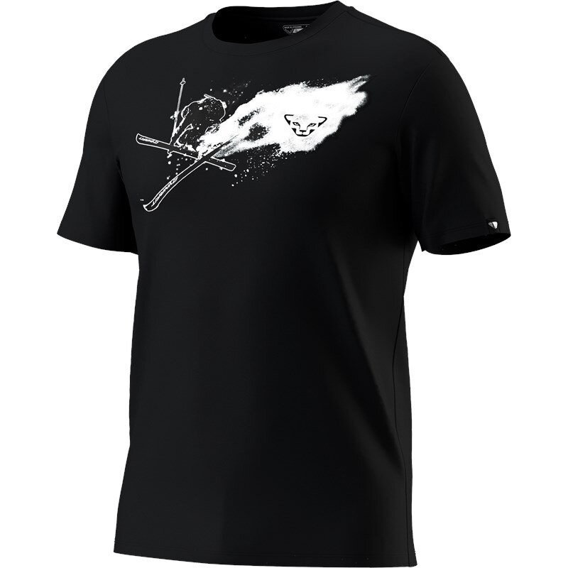 DYNAFIT Graphic Cotton 0911 black out MUTE GRAB pánske tričko