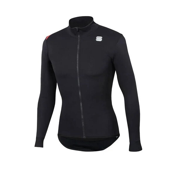 Bunda Sportful Fiandre Light NoRain dl. rukáv čierna Bunda Sportful Fiandre Light NoRain dl. rukáv čierna